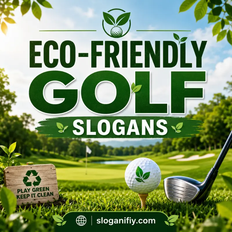 Eco-Friendly Golf Slogans