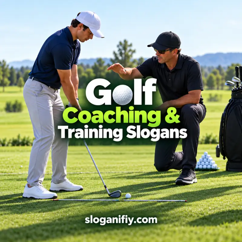 Golf Coaching & Training Slogans