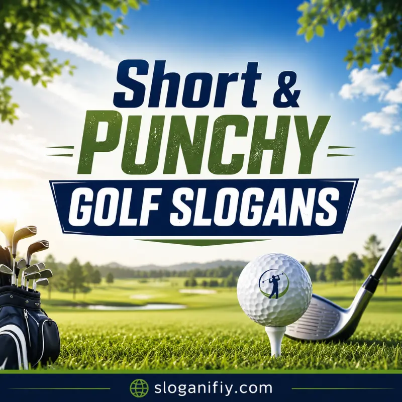 Short & Punchy Golf Slogans