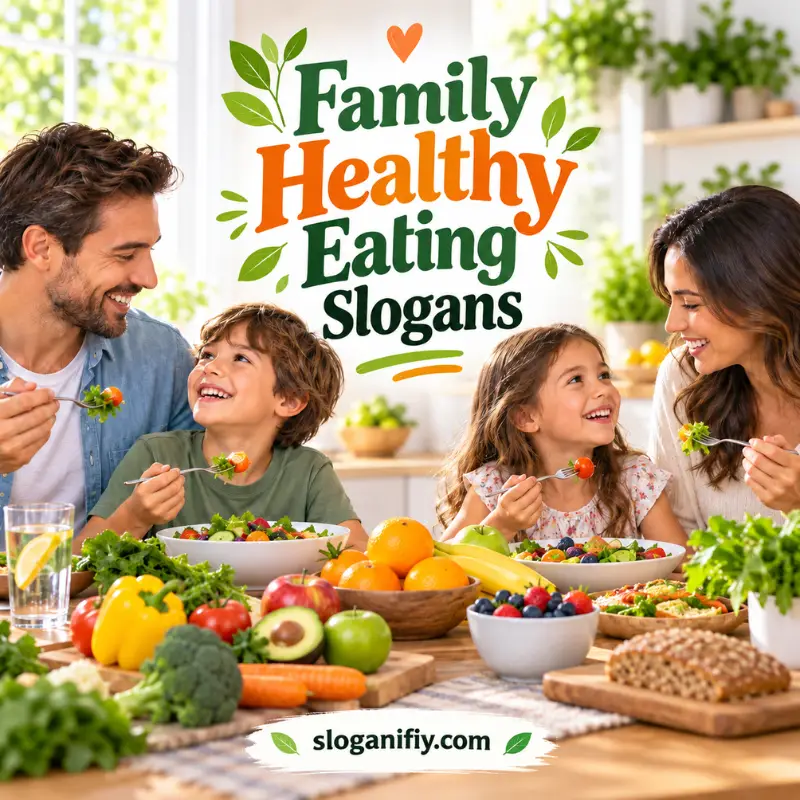 Family Healthy Eating Slogans