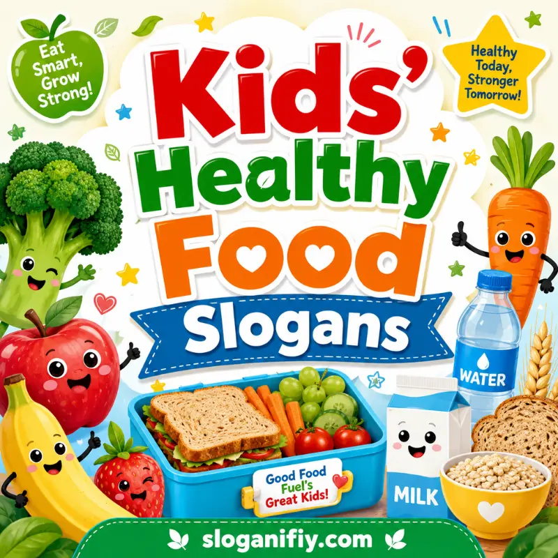 Kids’ Healthy Food Slogans