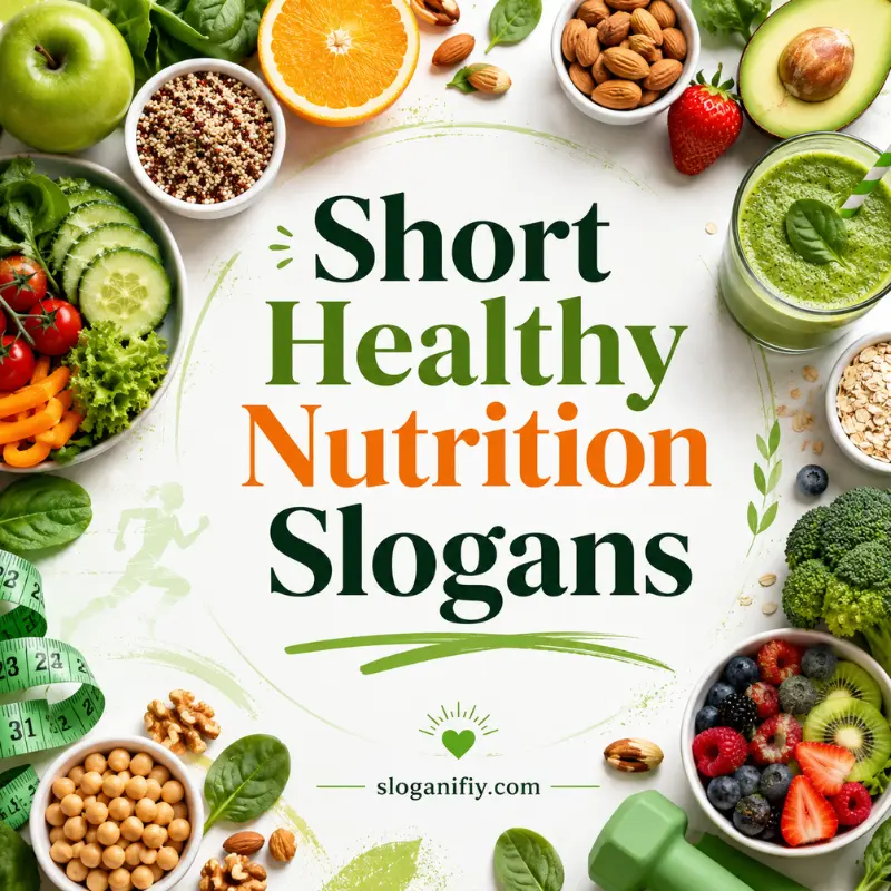 Short Healthy Nutrition Slogans