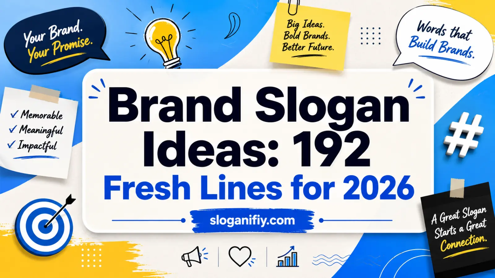 Brand Slogan Ideas: 192 Fresh Lines for 2026