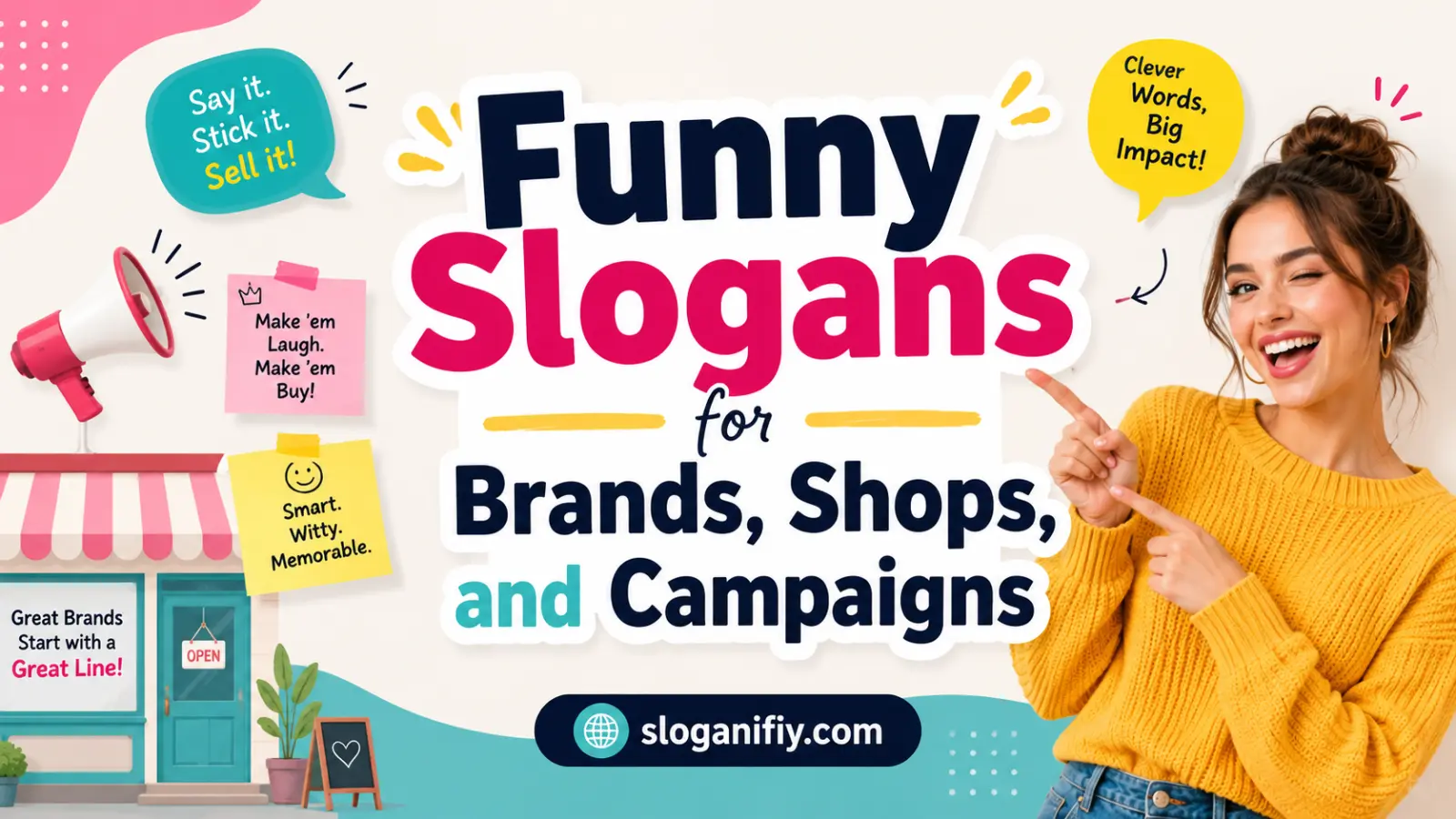 Funny Slogans for Brands, Shops, and Campaigns