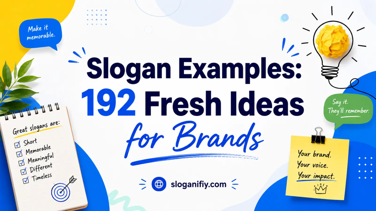Slogan Examples: 192 Fresh Ideas for Brands