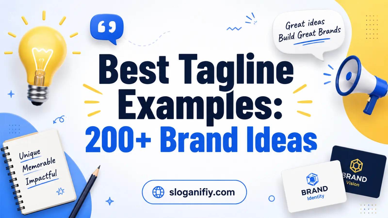 Best Tagline Examples: 200+ Brand Ideas