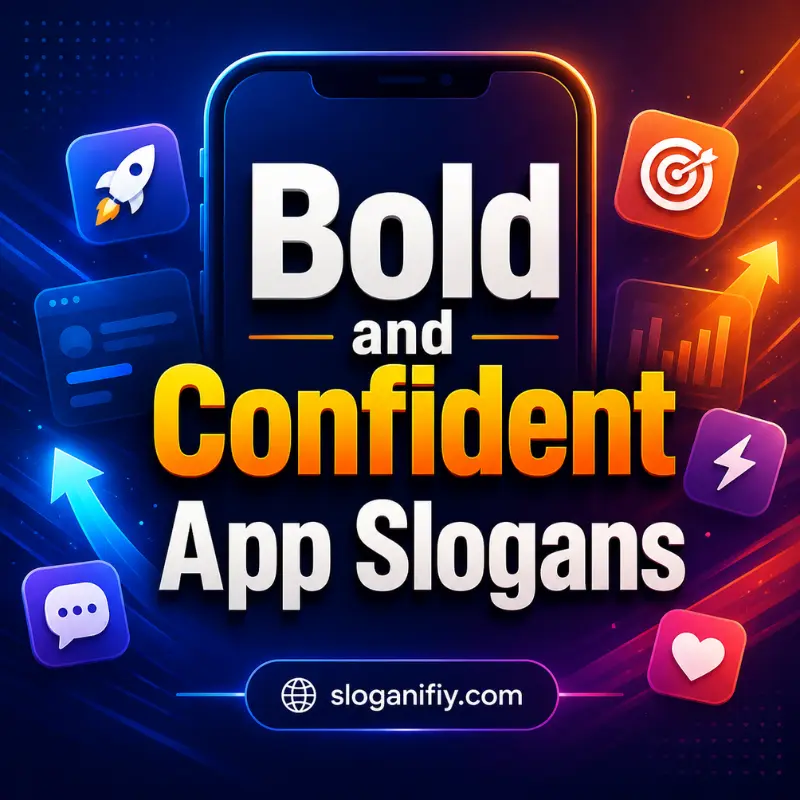 Bold and Confident App Slogans