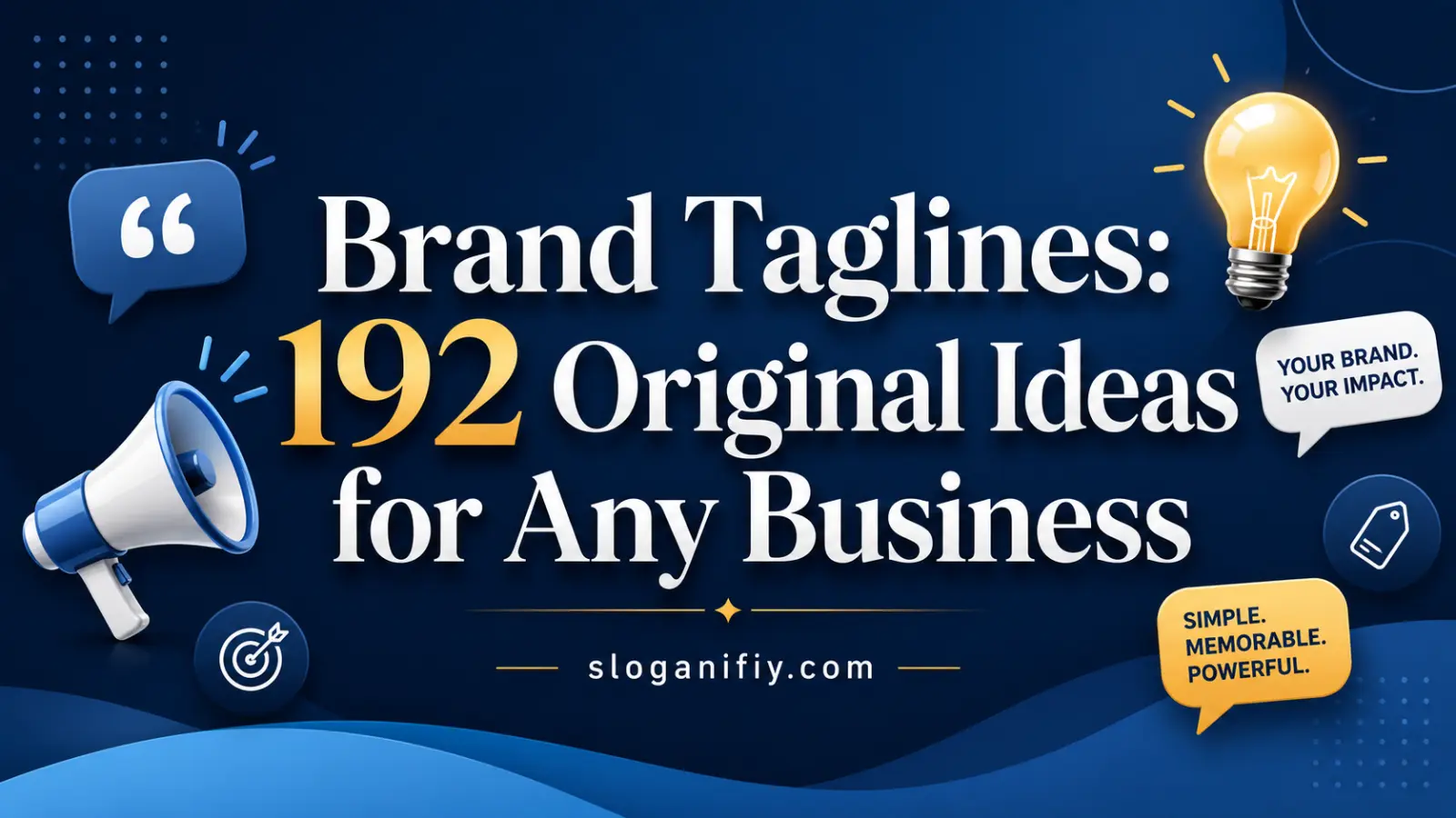 Brand Taglines: 192 Original Ideas for Any Business