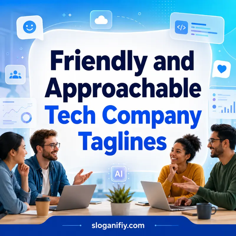 Friendly and Approachable Tech Company Taglines