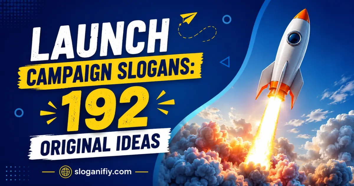 Launch Campaign Slogans: 192 Original Ideas
