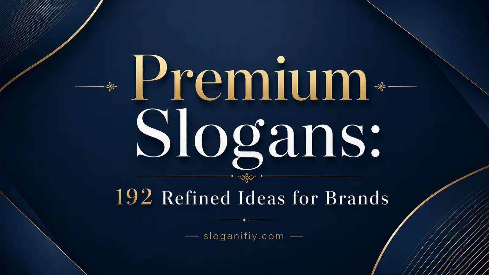 Premium Slogans: 192 Refined Ideas for Brands
