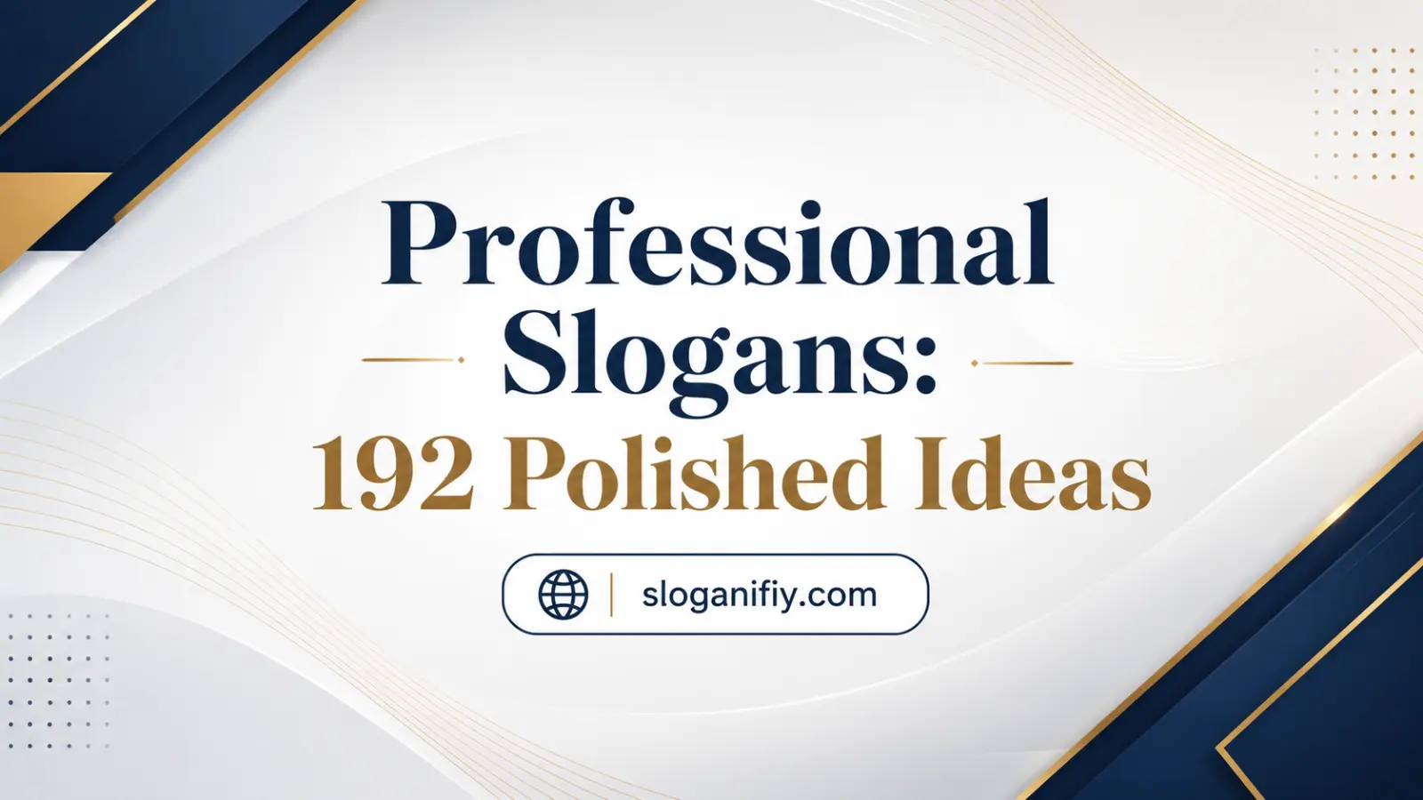 Professional Slogans: 192 Polished Ideas