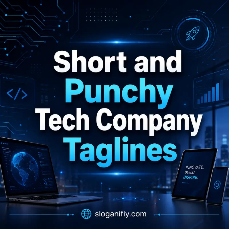 Short and Punchy Tech Company Taglines