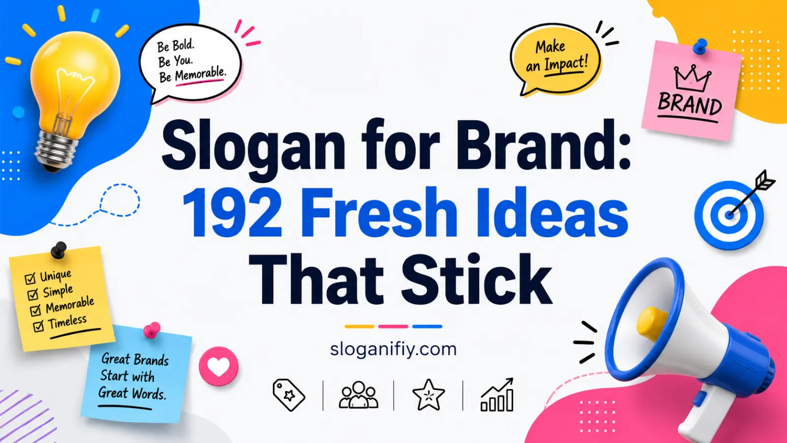 Slogan for Brand: 192 Fresh Ideas That Stick
