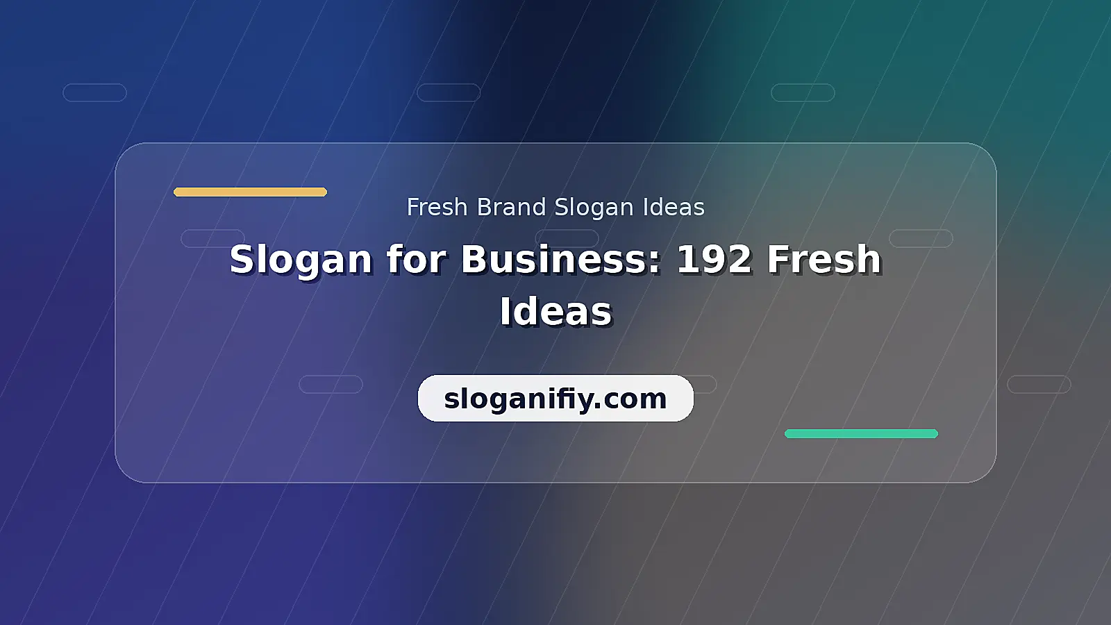 Slogan for Business: 192 Fresh Ideas