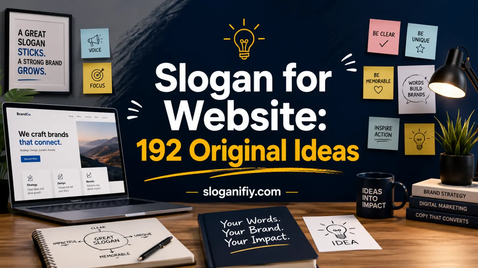 Slogan for Website: 192 Original Ideas