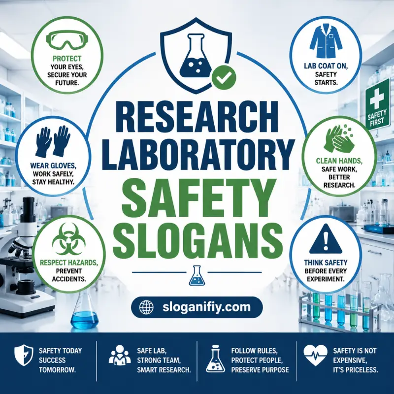 Research Laboratory Safety Slogans