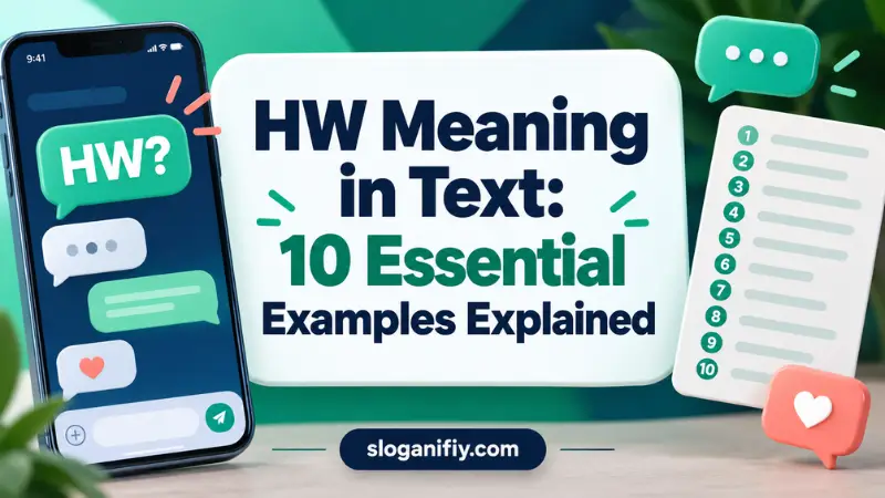 hw meaning in text
