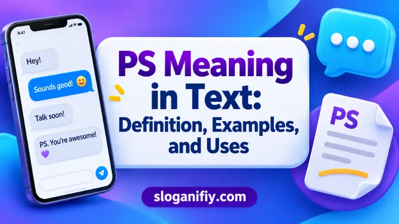 ps meaning in text