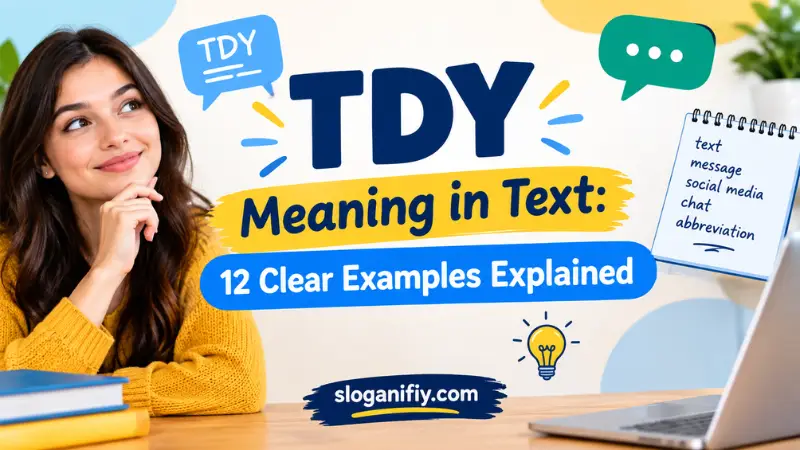 tdy meaning in text